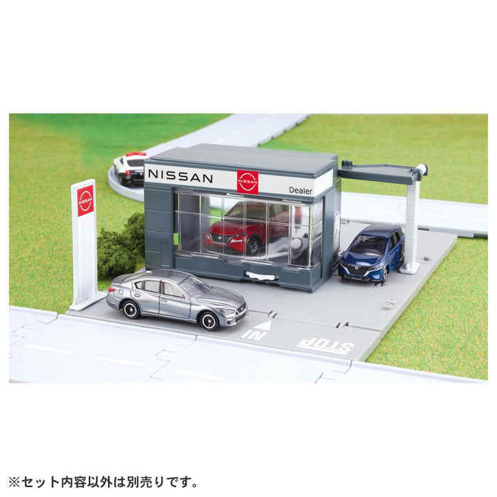 Takara Tomy Tomica Town Nissan Dealer with Mini Car Toy Suitable for Ages 3+-Kiichin - The #1 Place for Japanese Goods in Your Hand!