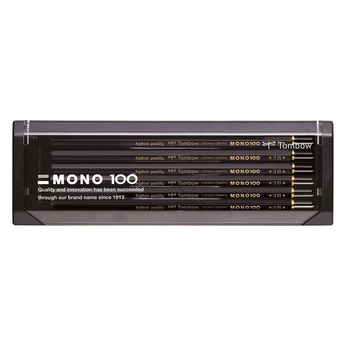Tombow Mono 100 Pencil Set 3B Grade 1 Dozen - Tombow Mono-1003B-Kiichin - The #1 Place for Japanese Goods in Your Hand!