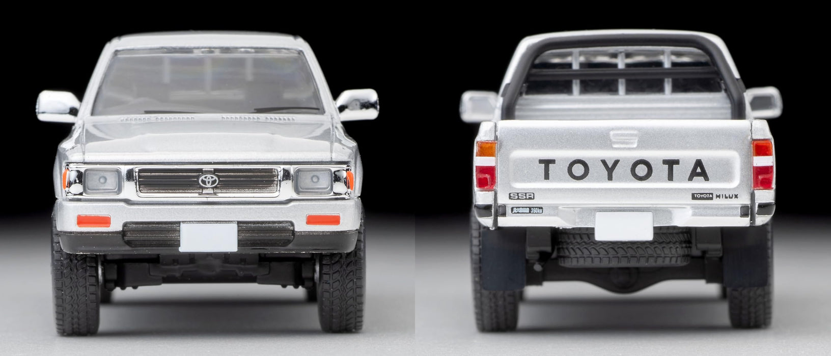 Tomytec Toyota Hilux 4WD Double Cab SSR Silver 1991 Model Lv-N256C-Kiichin - The #1 Place for Japanese Goods in Your Hand!