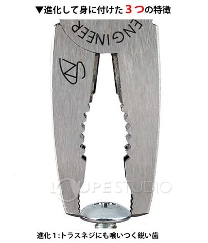 Engineer Brand Screwsaurus GT PZ-58 Pliers for Cap Screw Removal-Kiichin - The #1 Place for Japanese Goods in Your Hand!