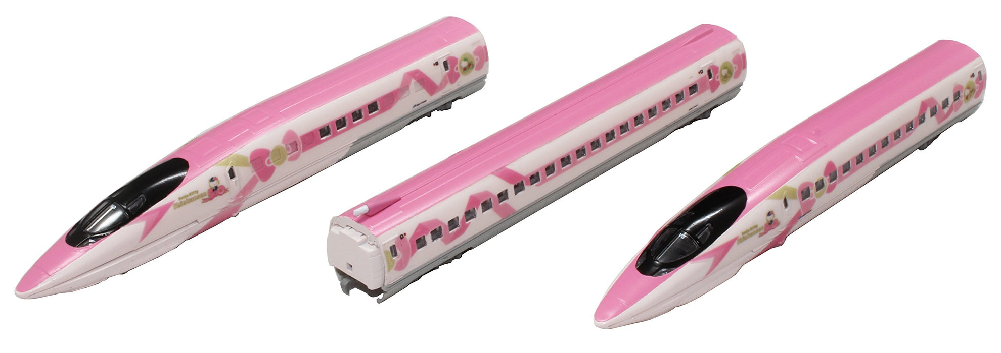 Rokuhan Z Gauge Hello Kitty 3-Car Model Train Set T013-6 Series 500 Railway-Kiichin - The #1 Place for Japanese Goods in Your Hand!