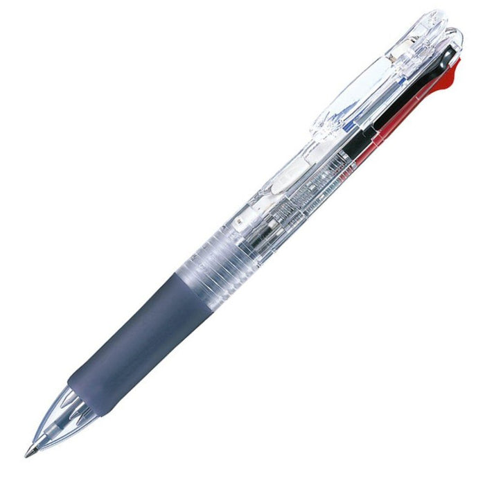 Zebra 4-Color Transparent Clip-On Ballpoint Pen Pack of 10 - Model G4C B-B4A3-C-Kiichin - The #1 Place for Japanese Goods in Your Hand!