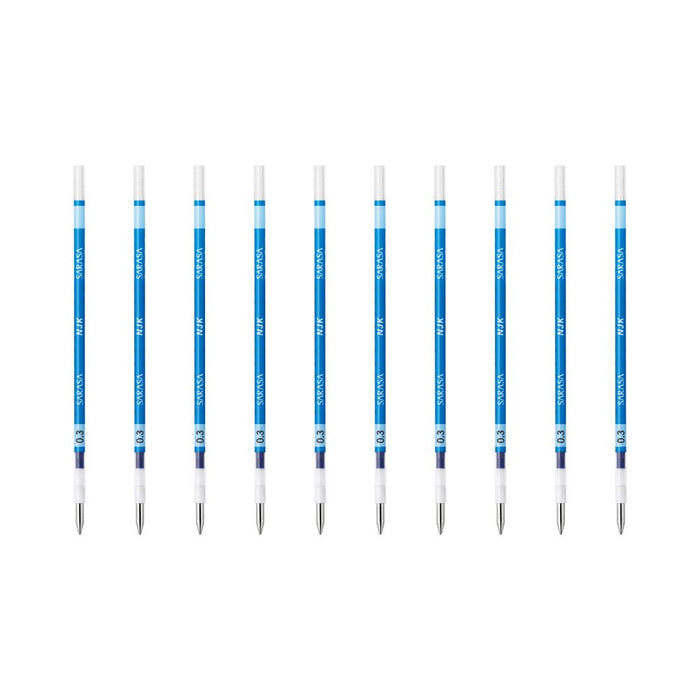 Zebra Sarasa Select Cobalt Blue Ballpoint Pen Refill 0.3 Lead 10 Pieces-Kiichin - The #1 Place for Japanese Goods in Your Hand!