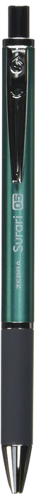 Zebra Surari 300 Emulsion Ink Ballpoint Pen 0.5mm Point Blue-Green Body-Kiichin - The #1 Place for Japanese Goods in Your Hand!