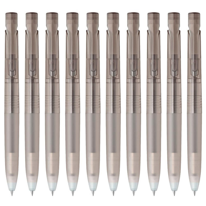 Zebra Oil-Based 0.5mm Ballpoint Pen Chocolate Shaft Black Ink Pack of 10-Kiichin - The #1 Place for Japanese Goods in Your Hand!