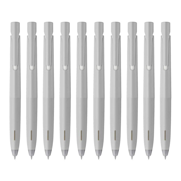 Zebra Bren 0.5 Gray Axis Black Ink - Oil-Based Ballpoint Pen Pack of 10-Kiichin - The #1 Place for Japanese Goods in Your Hand!