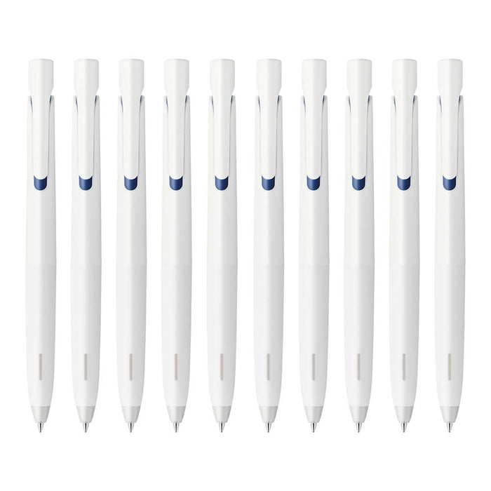 Zebra Bren Blue Ink Ballpoint Pen 0.5 White Barrel Oil-Based Pack of 10-Kiichin - The #1 Place for Japanese Goods in Your Hand!