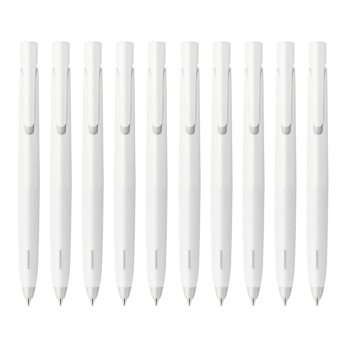 Zebra Bren Oil-Based Ballpoint Pen 0.7 Point Black Ink White Barrel 10 Pack-Kiichin - The #1 Place for Japanese Goods in Your Hand!
