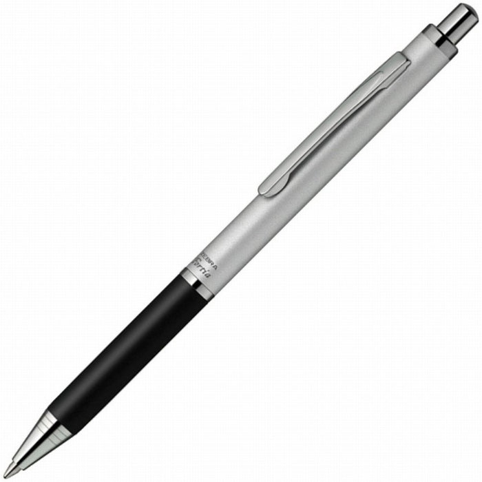 Zebra Fortia 300 Silver Oil-Based Ballpoint Pens Pack of 10-Kiichin - The #1 Place for Japanese Goods in Your Hand!