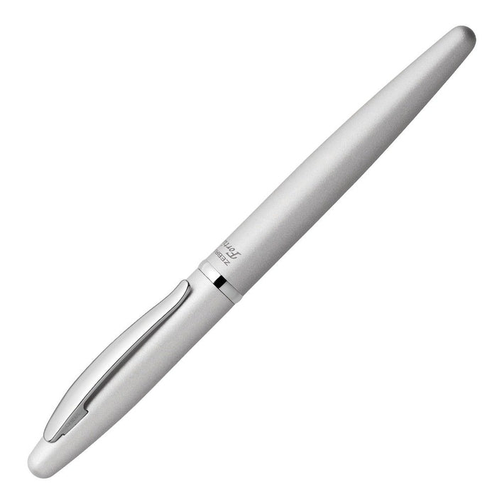 Zebra Fortia ST Cap Silver Ballpoint Pen Oil-Based P-BA91-S - Smooth Writing Office Supply-Kiichin - The #1 Place for Japanese Goods in Your Hand!