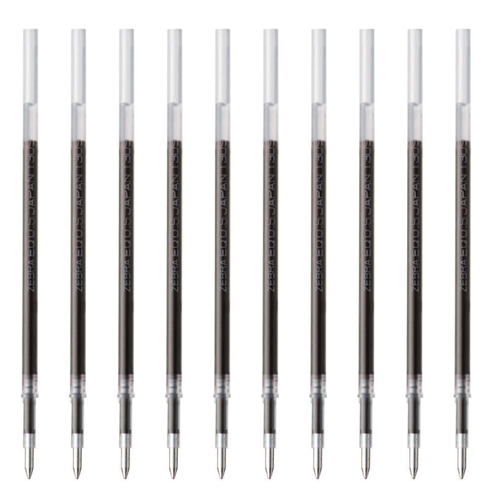 Zebra B-Req5-Bk Oil-Based Refill - Black Ballpoint Pen Lead Eq-0.5 10 Pieces Pack-Kiichin - The #1 Place for Japanese Goods in Your Hand!