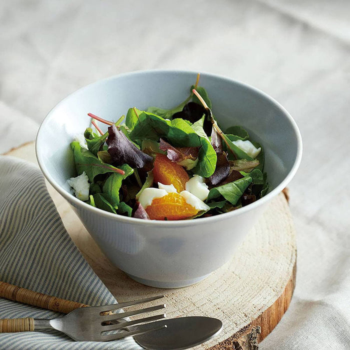 Aito Mino Ware Ciel Cafe Set Bowl 17cm Mug 260ml Plate 9cm Light Gray Dishwasher/Microwave Safe 520144-Kiichin - The #1 Place for Japanese Goods in Your Hand!