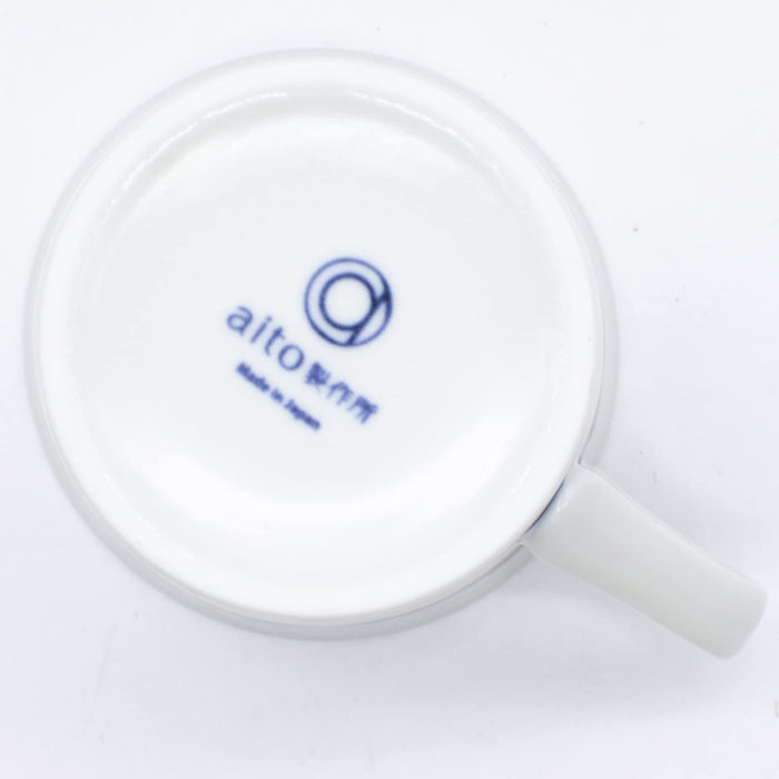 Aito Seisakusho Blossom Blossom Mug 320ml Navy Blue Mino Ware Japan 111005-Kiichin - The #1 Place for Japanese Goods in Your Hand!