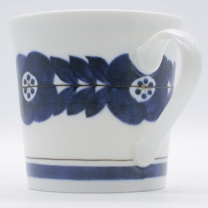 Aito Seisakusho Blossom Blossom Mug 320ml Navy Blue Mino Ware Japan 111005-Kiichin - The #1 Place for Japanese Goods in Your Hand!