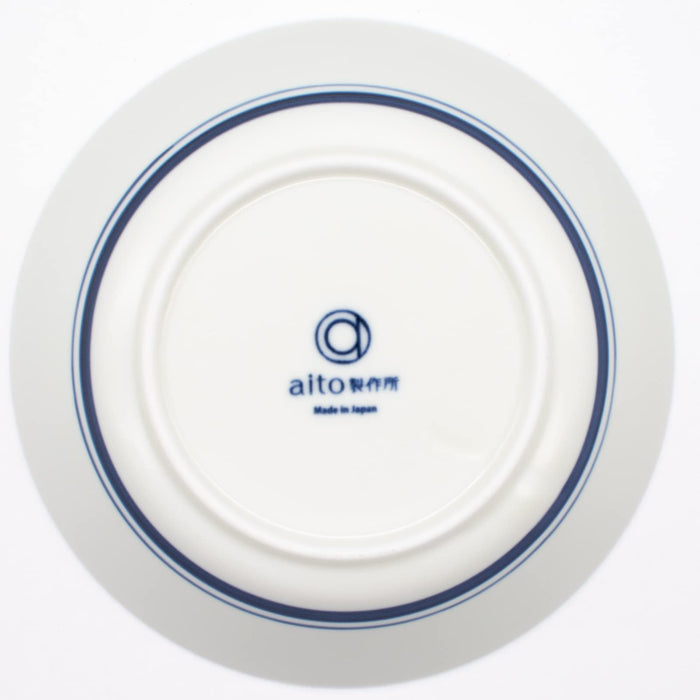 Aito Seisakusho Blossom Blossom Serving Plate Bowl S 15cm Light Blue Navy Mino Ware 111003-Kiichin - The #1 Place for Japanese Goods in Your Hand!