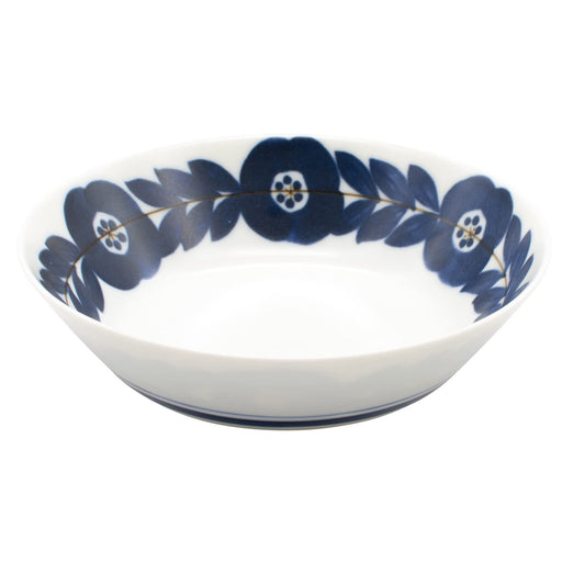 Aito Seisakusho Blossom Blossom Serving Plate Bowl S 15cm Light Blue Navy Mino Ware 111003-Kiichin - The #1 Place for Japanese Goods in Your Hand!