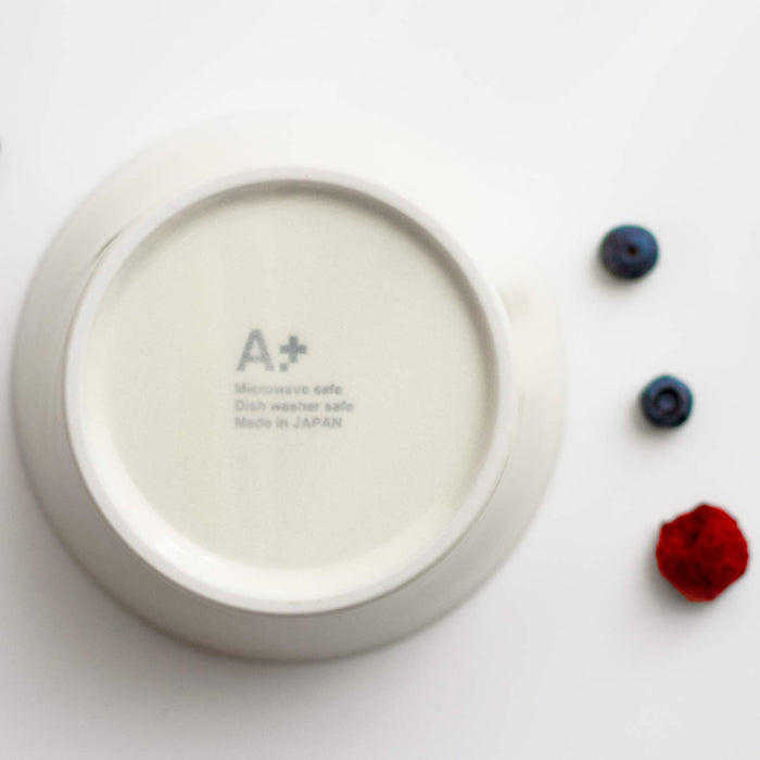 Aito Mino Ware 520138 Microwave Pack 14x7cm Bowl White Canister Lid Japan-Kiichin - The #1 Place for Japanese Goods in Your Hand!