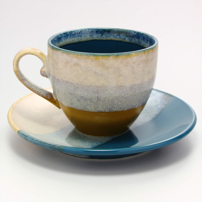 Aito Seisakusho Glaze Works Coffee Cup Saucer Set 2Pcs Cafe Gift Tableware Set-Kiichin - The #1 Place for Japanese Goods in Your Hand!