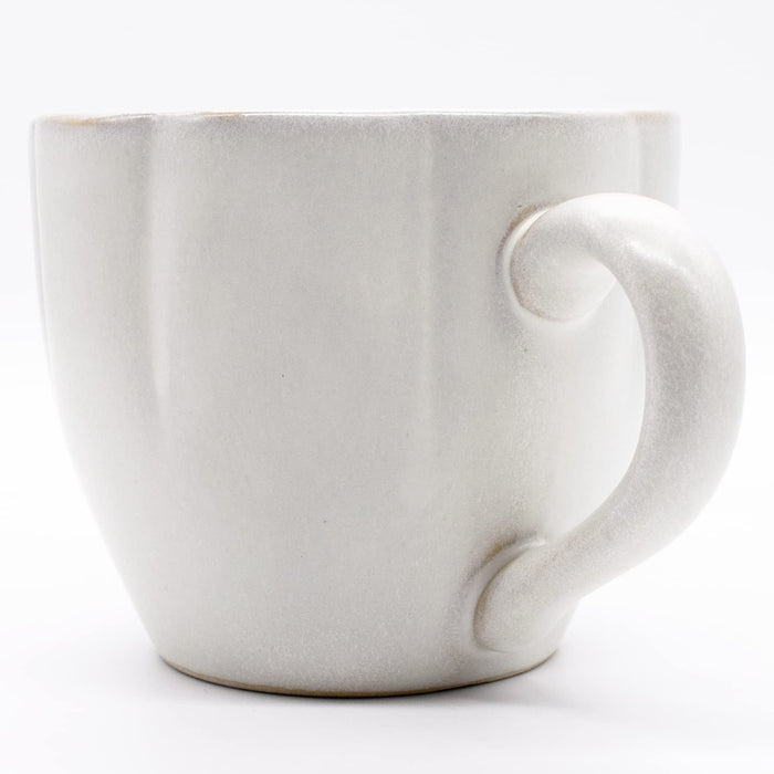 Aito Hana Mug Seto Ware 360ml Dishwasher/Microwave Safe 288181 White-Kiichin - The #1 Place for Japanese Goods in Your Hand!