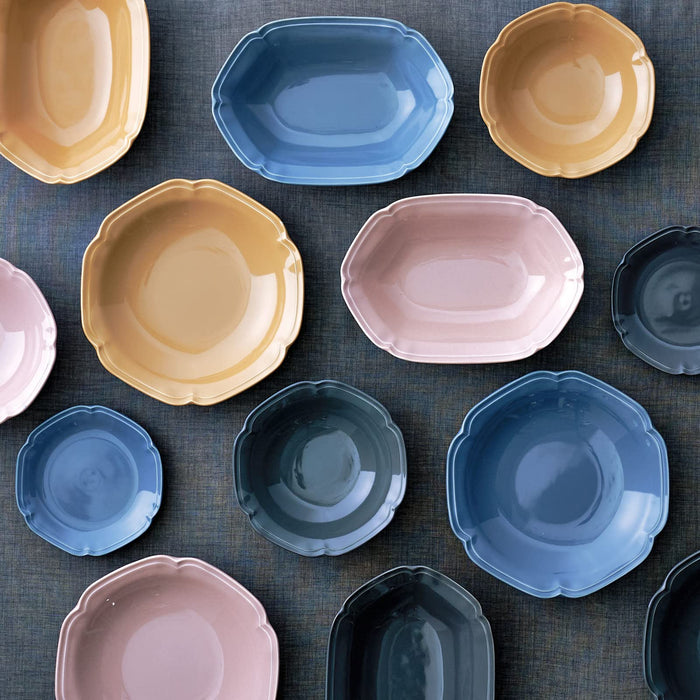 Aito Seisakusho Libre Salad Bowl Plate 17cm Smoky Blue 111082-Kiichin - The #1 Place for Japanese Goods in Your Hand!