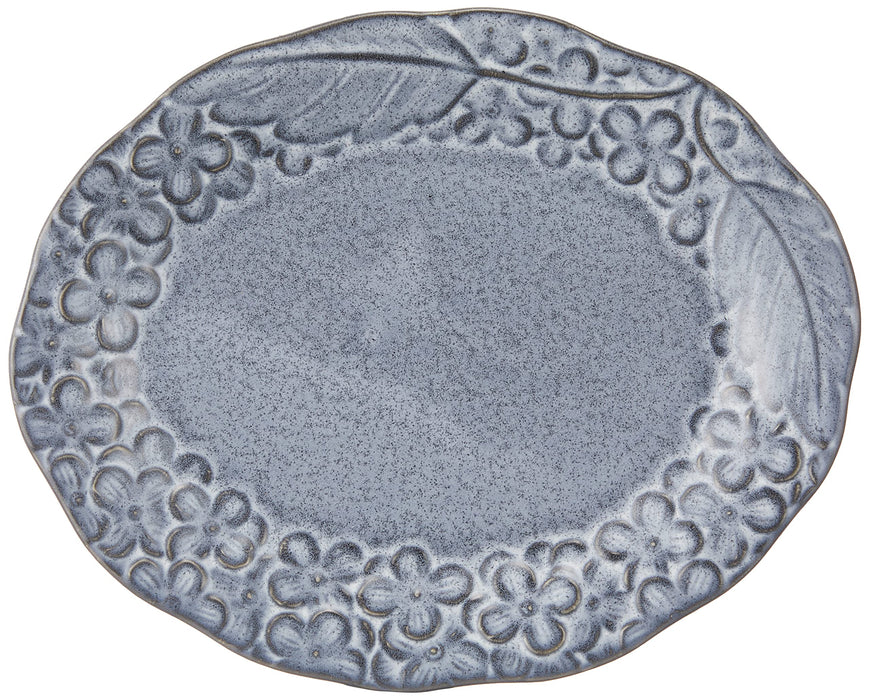 Aito Lien Coffee Tea Cup & Saucer 330ml Gray Mino Ware Dishwasher/Microwave Safe Japan 267842-Kiichin - The #1 Place for Japanese Goods in Your Hand!