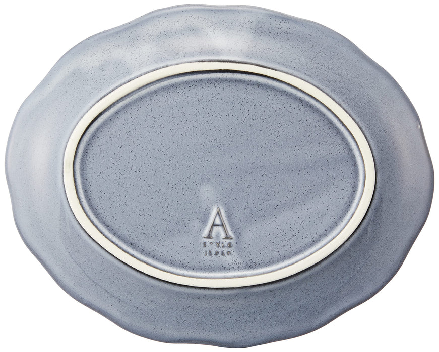 Aito Lien Coffee Tea Cup & Saucer 330ml Gray Mino Ware Dishwasher/Microwave Safe Japan 267842-Kiichin - The #1 Place for Japanese Goods in Your Hand!