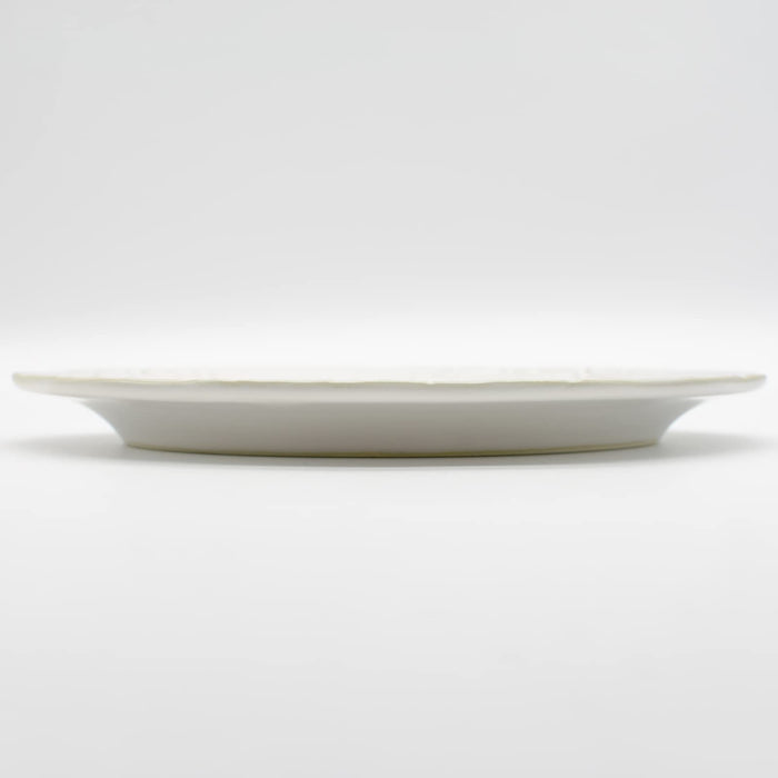 Aito Lien Plate Oval Plate 18cm S White Tableware Japan 267836-Kiichin - The #1 Place for Japanese Goods in Your Hand!