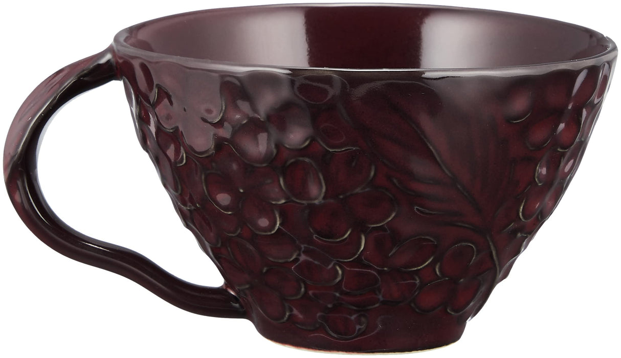 Aito Lien Soup Cup 12cm 330ml Purple Mino Ware Japan 267828-Kiichin - The #1 Place for Japanese Goods in Your Hand!