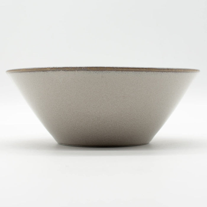 Aito Natural Color Bowl 380ml Gray Mino Ware Dishwasher/Microwave Safe 517021-Kiichin - The #1 Place for Japanese Goods in Your Hand!