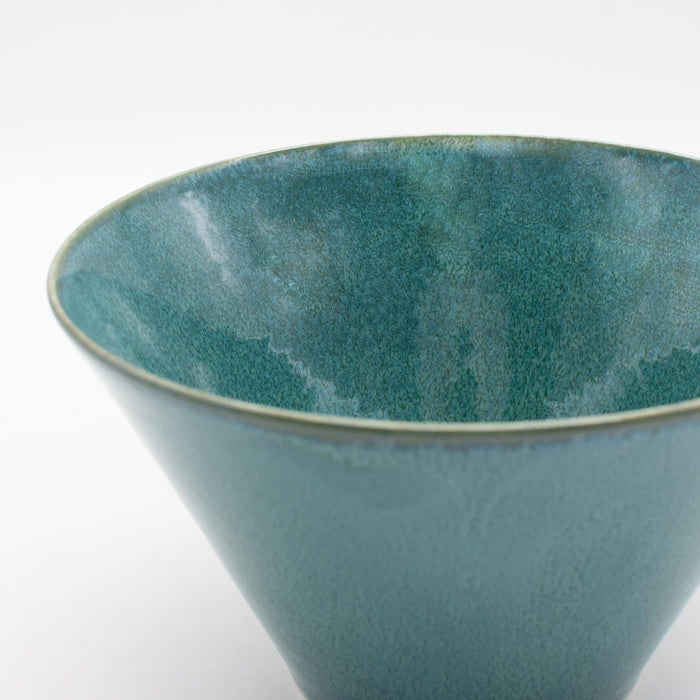 Aito Natural Color Bowl Plate Tableware Ramen Bowl 17x9.4cm Green Minoyaki Udon Bowl Dishwasher/Microwave Safe Japan-Kiichin - The #1 Place for Japanese Goods in Your Hand!