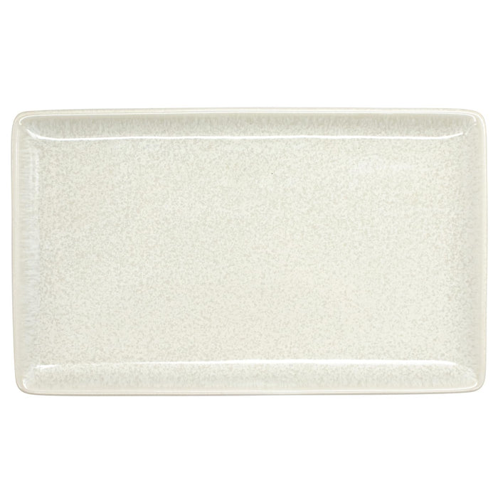 Aito Natural Color Long Plate 21x13cm Ivory White Dishwasher/Microwave Safe 517306-Kiichin - The #1 Place for Japanese Goods in Your Hand!