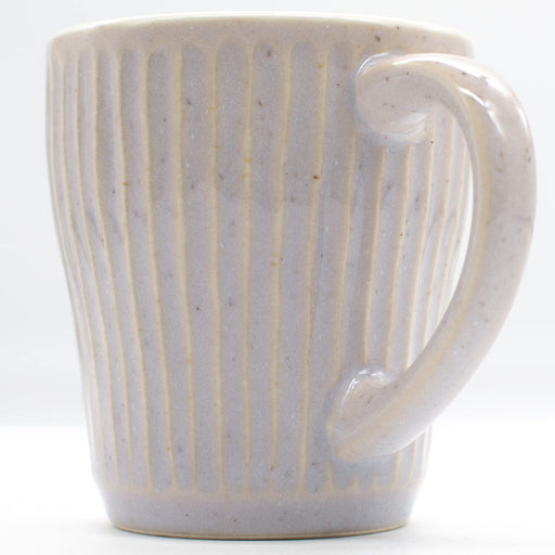 Aito Ripple Ripple Mug 330ml Beige Mino Ware Japan 266403-Kiichin - The #1 Place for Japanese Goods in Your Hand!