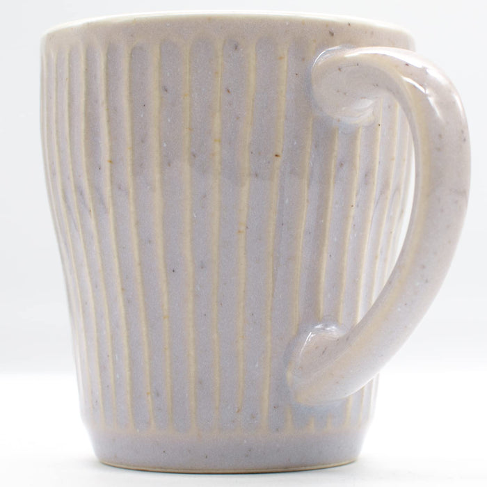 Aito Ripple Ripple Mug 330ml Beige Mino Ware Japan 266403-Kiichin - The #1 Place for Japanese Goods in Your Hand!
