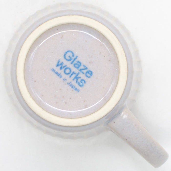 Aito Ripple Ripple Mug 330ml Beige Mino Ware Japan 266403-Kiichin - The #1 Place for Japanese Goods in Your Hand!