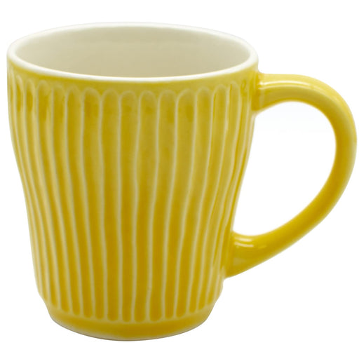 Aito Ripple Mug 330ml Yellow MW/DW Safe Japan 266344-Kiichin - The #1 Place for Japanese Goods in Your Hand!