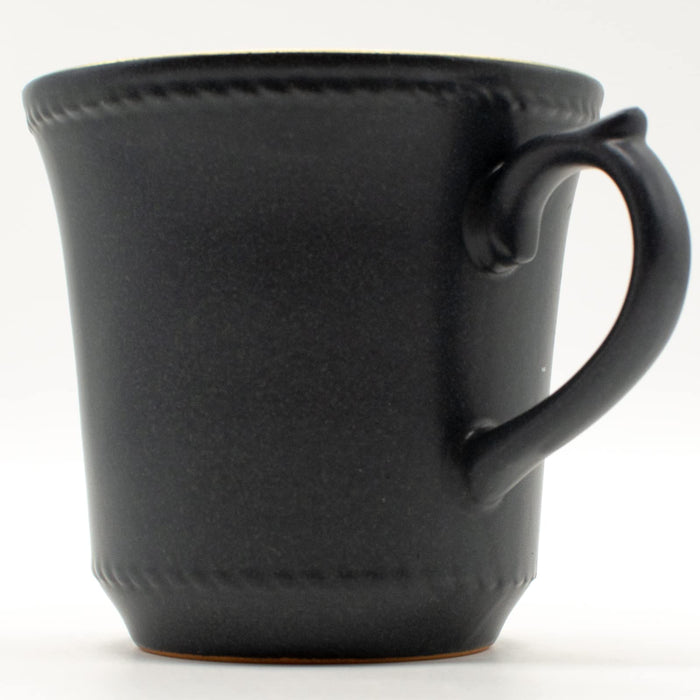 Aito Seisakusho Stitch Mug 350ml Black Mino Ware Japan 111059-Kiichin - The #1 Place for Japanese Goods in Your Hand!