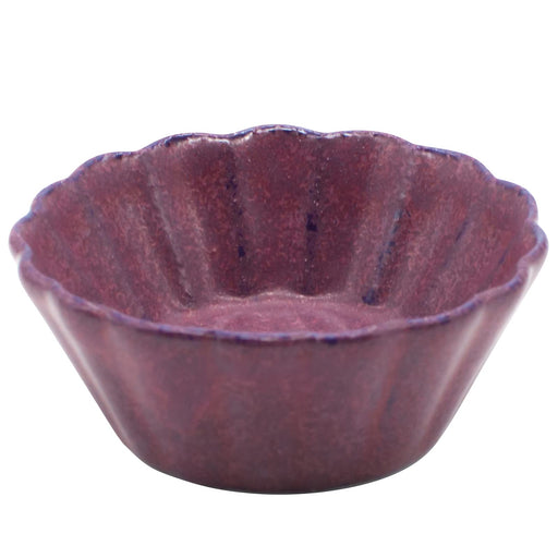 Aito Sui Soy Sauce Plate Flower Bean Bowl 6cm Mulberry Mino Ware Japan 288218 Purple-Kiichin - The #1 Place for Japanese Goods in Your Hand!