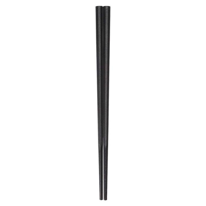 Akebono Japan 22Cm Black Decagonal Noodle Chopsticks - Non-Slip & User-Friendly-Kiichin - The #1 Place for Japanese Goods in Your Hand!