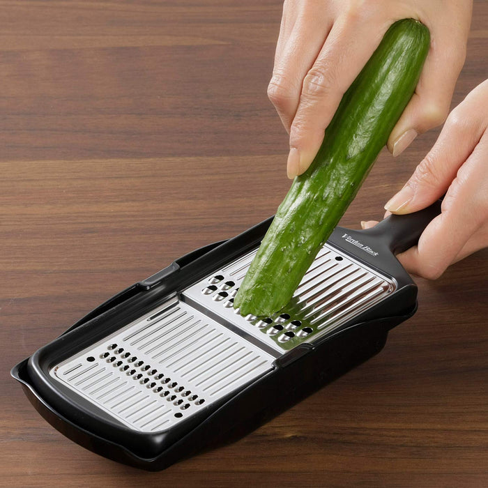 Shimomura Kougyou Antibacterial Verdan Black Slicer Set 5P Ovb-919 Japan Made-Kiichin - The #1 Place for Japanese Goods in Your Hand!