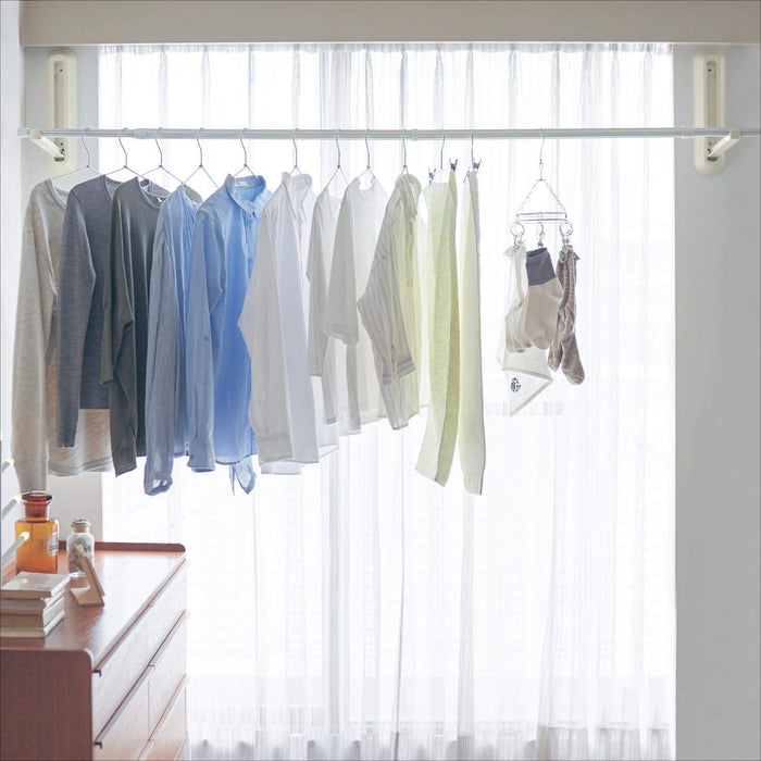 Belle Maison Indoor Wall-Mounted Clothesline & Drying Rack-Kiichin - The #1 Place for Japanese Goods in Your Hand!