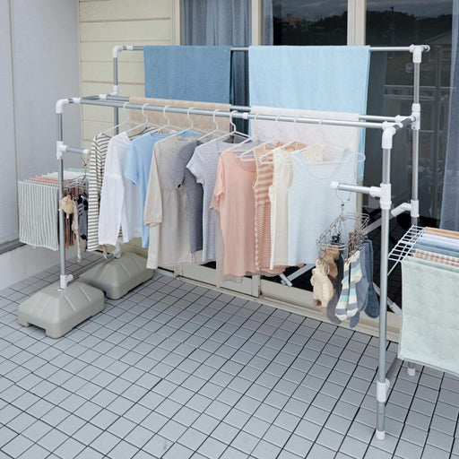 Belle Maison 3-Rod Aluminum Drying Stand - Japanese Design-Kiichin - The #1 Place for Japanese Goods in Your Hand!