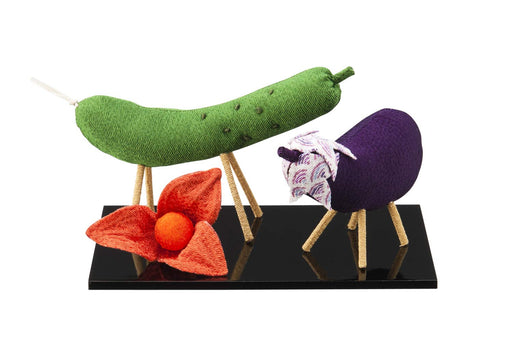 Hasegawa Bon Supplies Decor Stylish Modern Mini Compact - Crepe Cattle & Horse Hozuki Japan Gifts-Kiichin - The #1 Place for Japanese Goods in Your Hand!