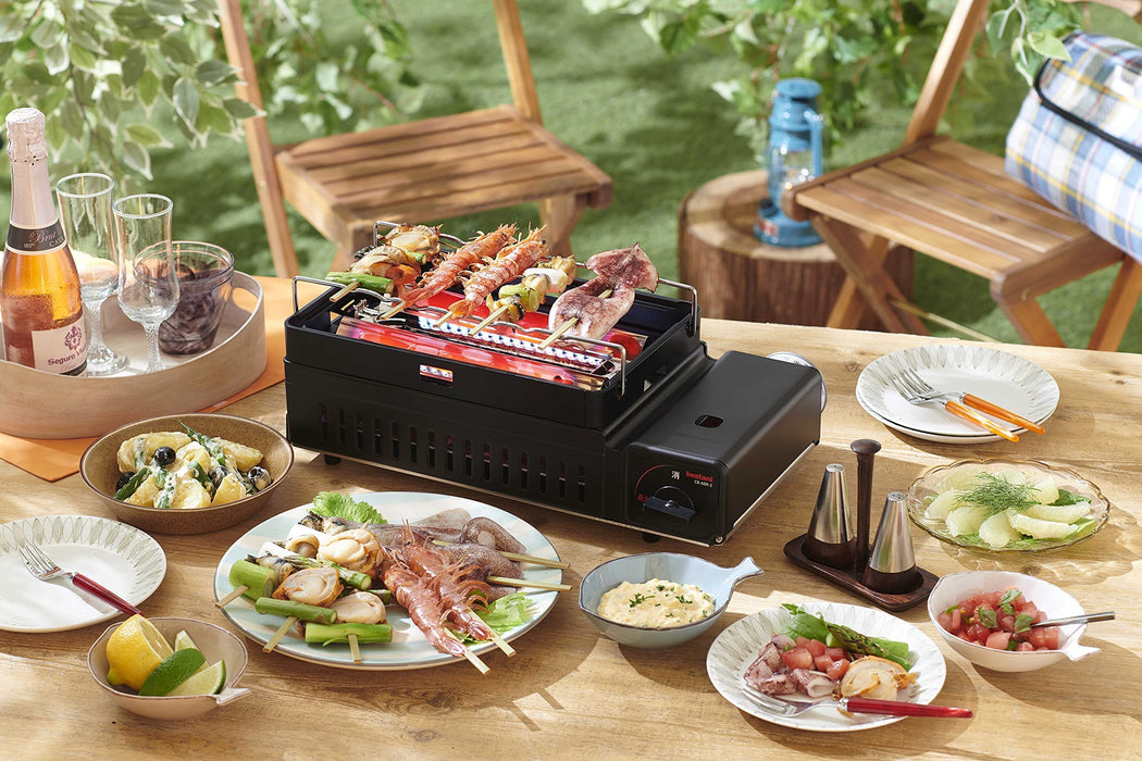 Iwatani Cassette Gas Furnace Batayaki Aburiya II CB-ABR-2 - Japanese Made-Kiichin - The #1 Place for Japanese Goods in Your Hand!