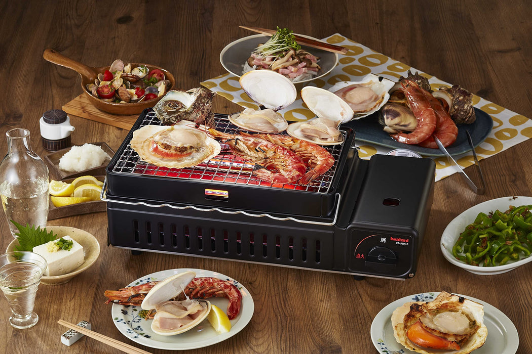 Iwatani Cassette Gas Furnace Batayaki Aburiya II CB-ABR-2 - Japanese Made-Kiichin - The #1 Place for Japanese Goods in Your Hand!