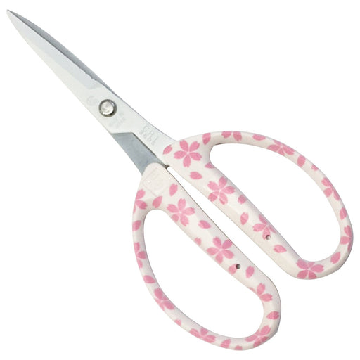 Chikamasa CRI-360SFWSW Florist Arrangement Scissors Fluorine White Sakura-Kiichin - The #1 Place for Japanese Goods in Your Hand!