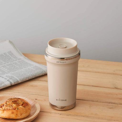 Doshisha Cat Tongue Senka Tumbler 320ml - Pink Beige, Japan's Top Pick-Kiichin - The #1 Place for Japanese Goods in Your Hand!