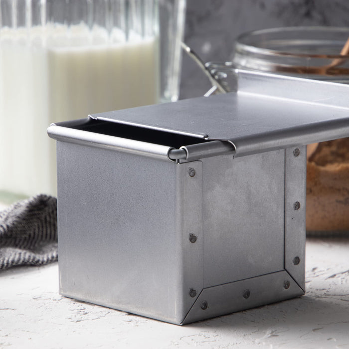 Endo Shoji Wsy1803 Japanese Bread Mold with Lid - 7.5cm, Aluminum, Silver-Kiichin - The #1 Place for Japanese Goods in Your Hand!