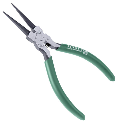 Engineer PM-06 Round Pliers High Carbon Steel Green-Kiichin - The #1 Place for Japanese Goods in Your Hand!