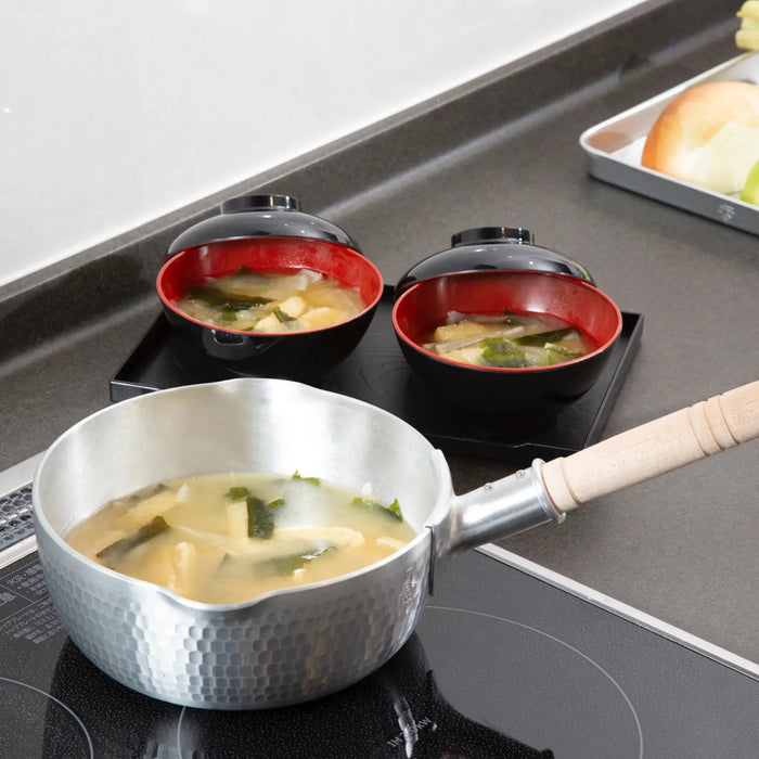 Entec Japan Melamine Bi-Color Miso Soup Bowl 340Ml With Lid - Premium Quality Dining Essential-Kiichin - The #1 Place for Japanese Goods in Your Hand!