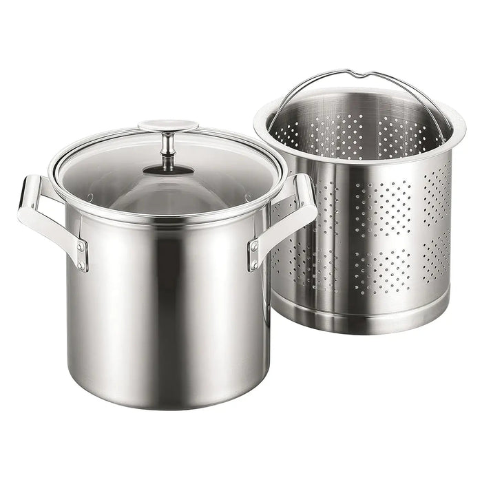 Fujinos Elec Master Pro Aluminum Clad 3-Layer Steel Pasta Pot-Kiichin - The #1 Place for Japanese Goods in Your Hand!